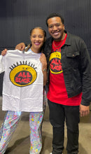 Load image into Gallery viewer, 'All BLACK' t-shirt (red version)