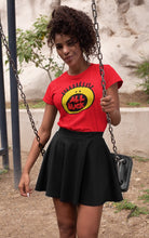 Load image into Gallery viewer, 'All BLACK' t-shirt (red version)