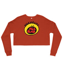 Load image into Gallery viewer, ‘All BLACK’ crop sweatshirt