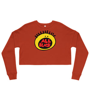‘All BLACK’ crop sweatshirt