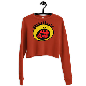 ‘All BLACK’ crop sweatshirt